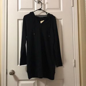 Black hoodie dress